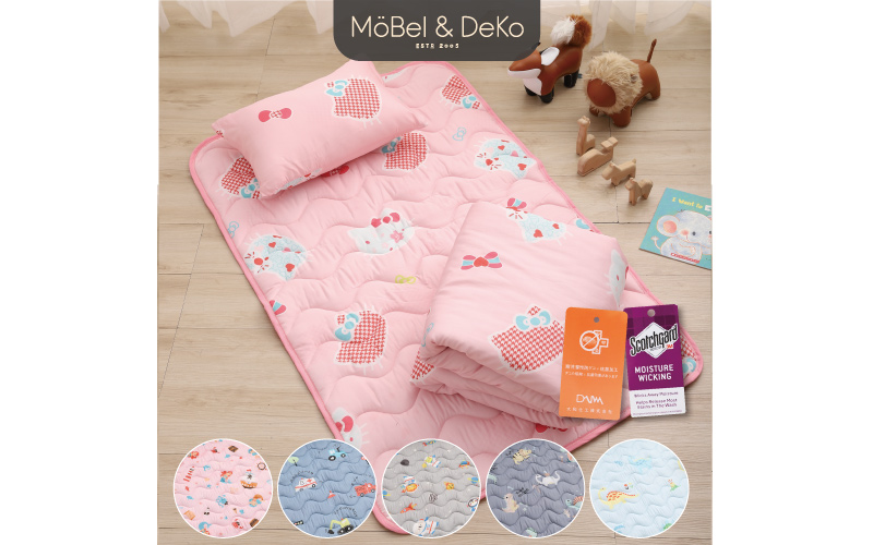 DeKo岱珂寢具家飾，MIT台灣製造，工廠經營，品質保證 萊賽爾纖維透氣舒適，給孩子親膚觸感好眠 天絲材質，孩子睡覺不悶熱不踢被，減少感冒 輕巧攜帶方便，幼稚園可用