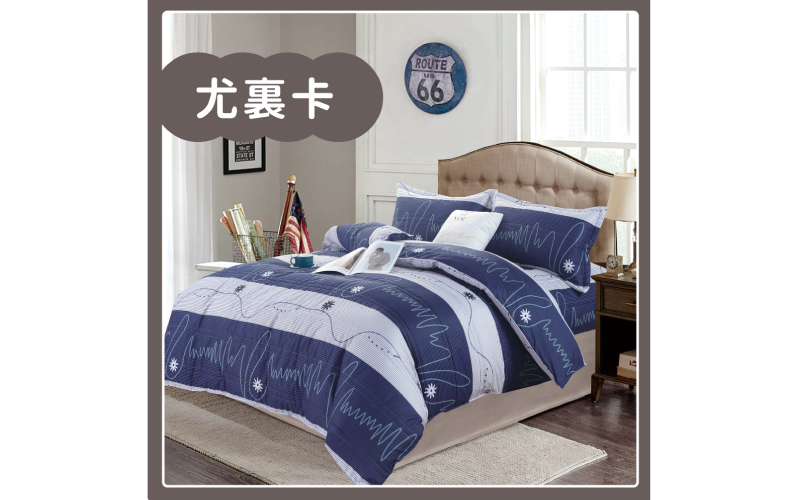 頂級印花舒柔棉 鋪棉厚包兩用被組｜【DeKo岱珂寢具家飾】 