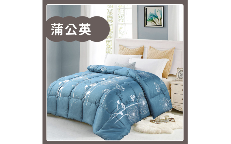 頂級印花舒柔棉 鋪棉厚包兩用被組｜【DeKo岱珂寢具家飾】 