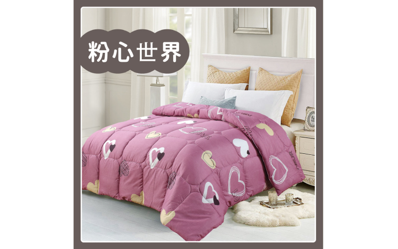 頂級印花舒柔棉 鋪棉厚包兩用被組｜【DeKo岱珂寢具家飾】 