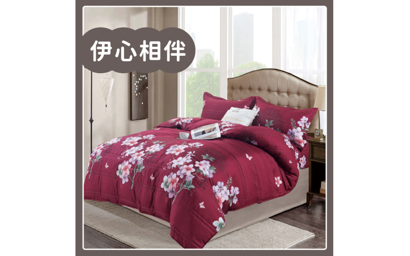 頂級印花舒柔棉 鋪棉厚包兩用被組｜【DeKo岱珂寢具家飾】 